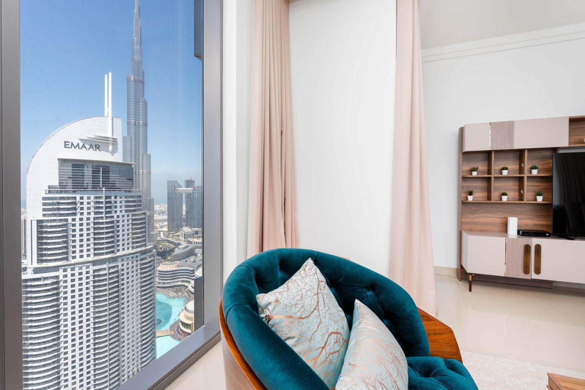Lux Apt-Burj View Opp. Dxb Mall Dubaï Extérieur photo