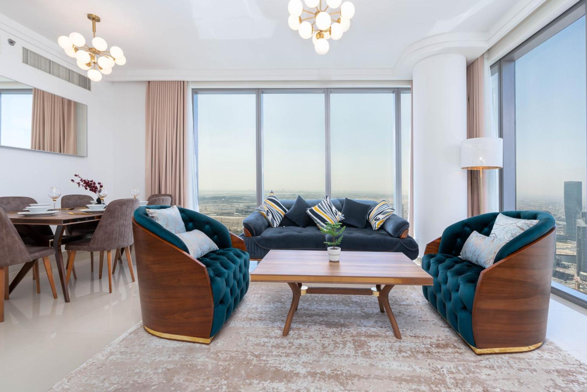 Lux Apt-Burj View Opp. Dxb Mall Dubaï Extérieur photo